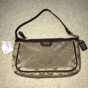Authentic Large Coach Wristlet